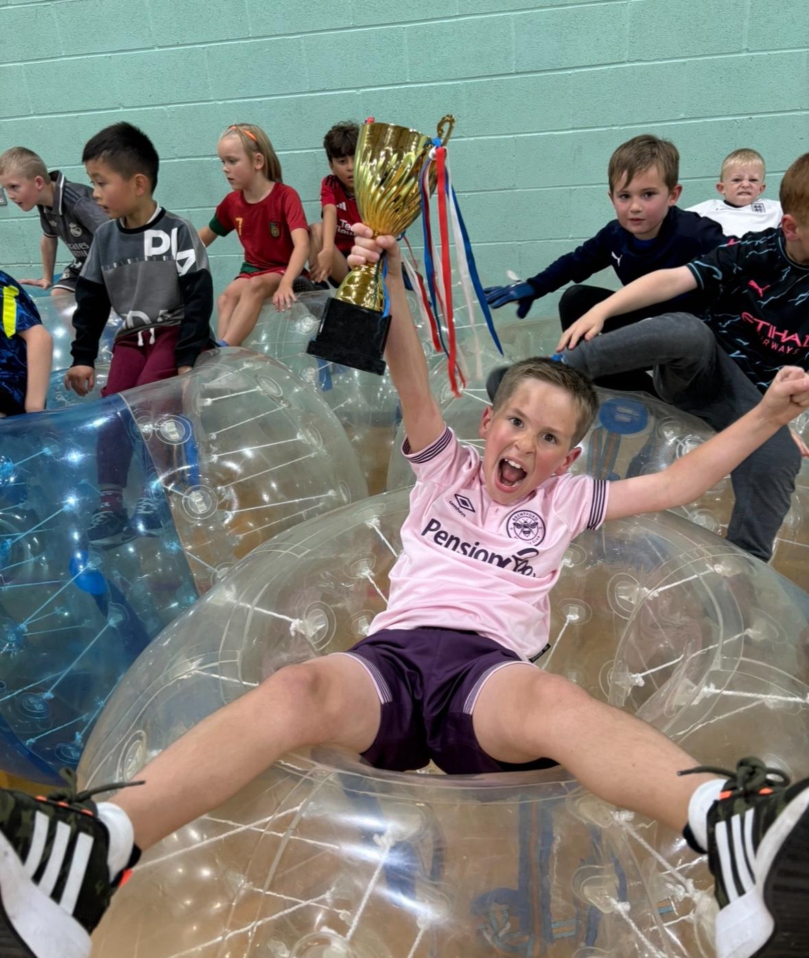 Bubble Football Party Deposit